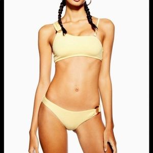 Brand new topshop bikini set yellow